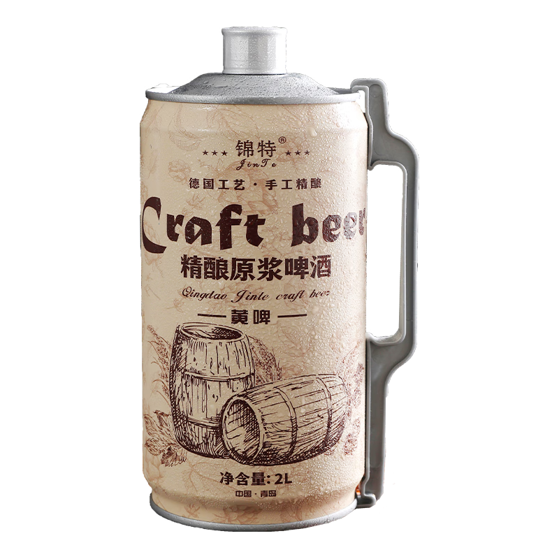  QINGMAI/青麦 全麦酿造 艾尔白啤  桶装 2000mL