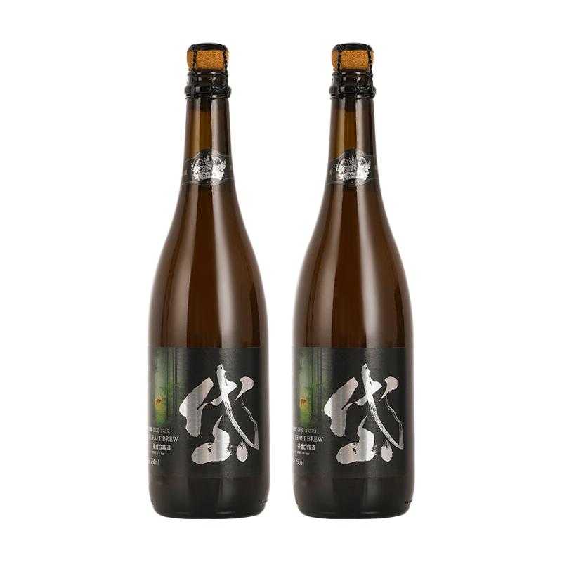  岱记精酿 小麦原浆白啤酒  整箱装 750mL