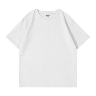 班尼路 透气 男士短袖T恤 4XL -白#纯色