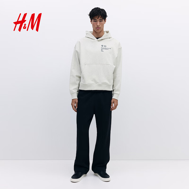  H&M 宽松版 男士卫衣