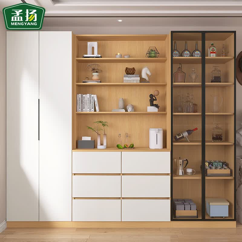  MENGYANG/孟扬 玻璃展示 酒柜餐边柜一体