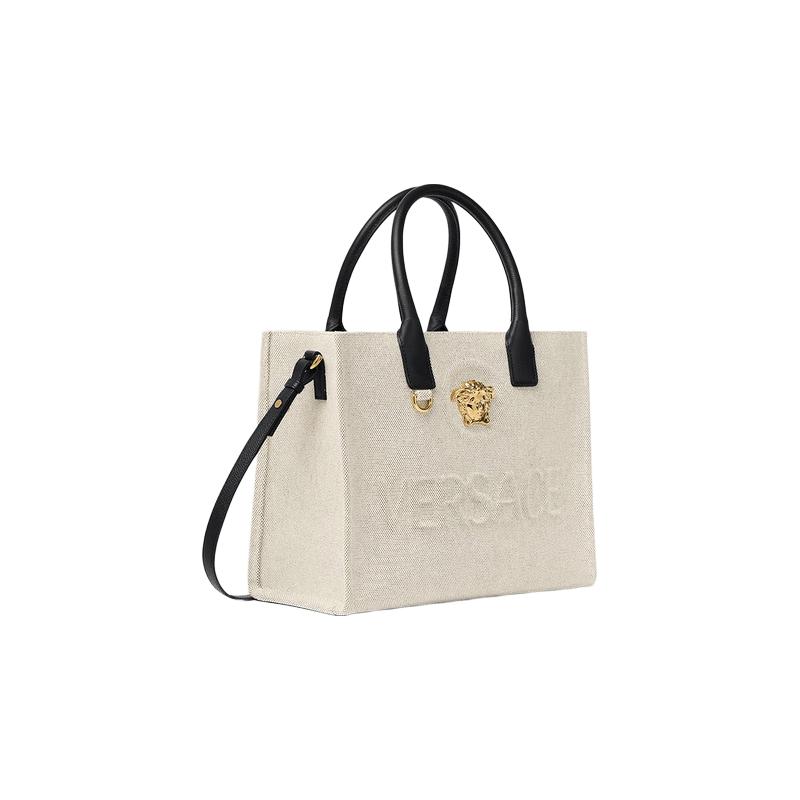  VERSACE/范思哲 Logo撞色 女士托特包