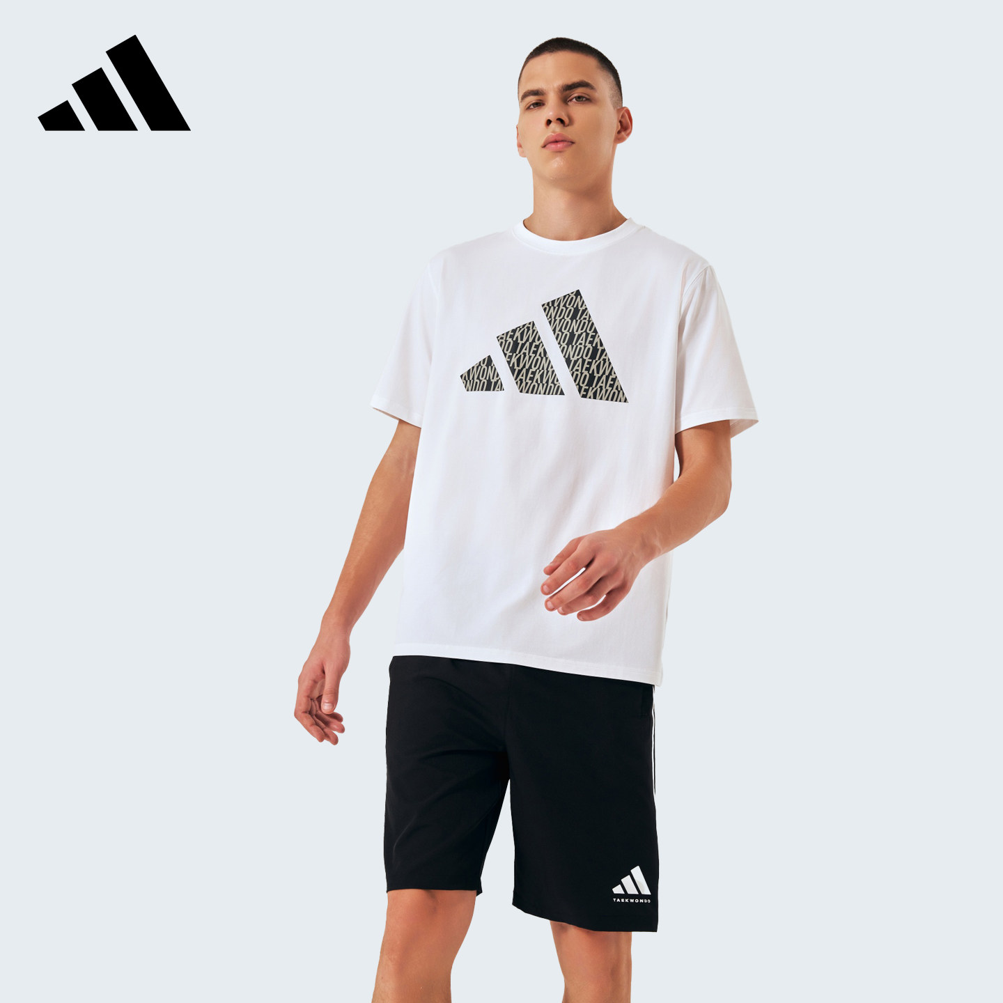  adidas/阿迪达斯 透气 男士T恤