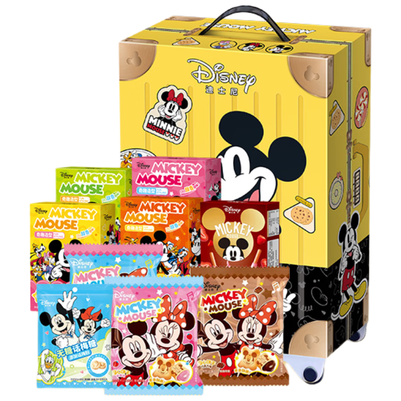  Disney/迪士尼 旅行箱造型 儿童零食礼盒