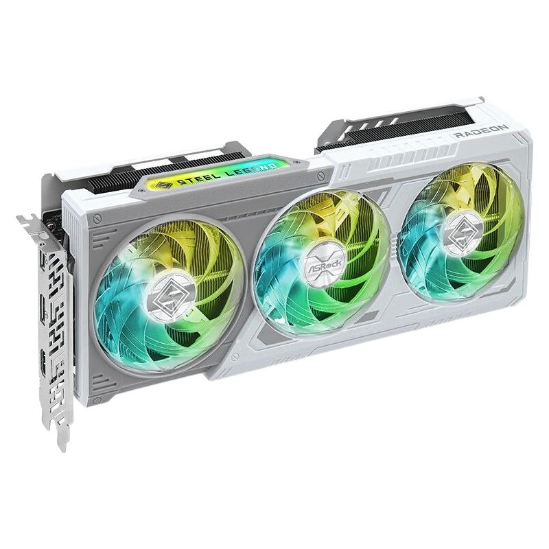 华擎/ASRock RX9060XT 钢铁传奇 8G 三角洲战地电竞游戏电脑显卡