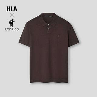 HLA/海澜之家 洛德利格联名海鸥领短袖针织衫
