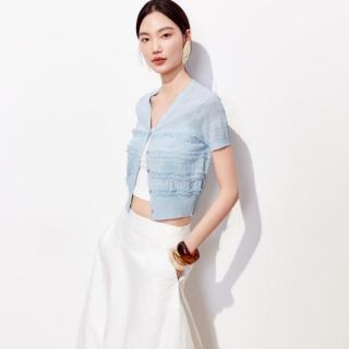 VERO MODA 镂空蕾丝边 女士针织衫