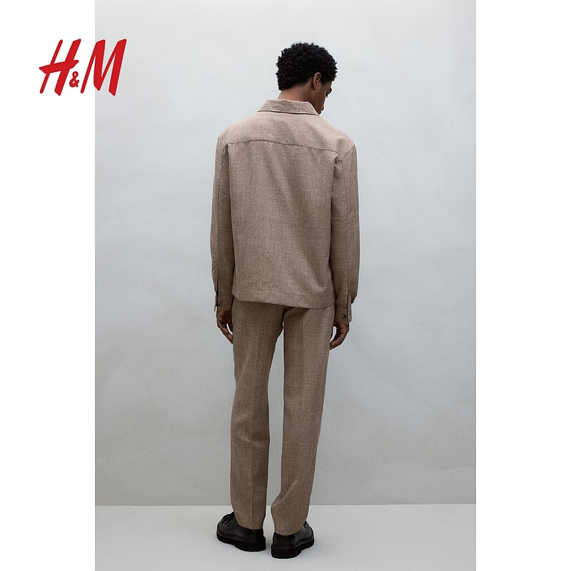  H&M 柔软 男士西裤