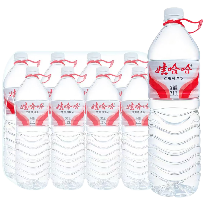  WAHAHA/娃哈哈 大容量 纯净水 纯净水2.15L*8瓶