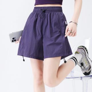 I.T it fingercroxx机能抽褶短裤女户外防晒款工装短裤