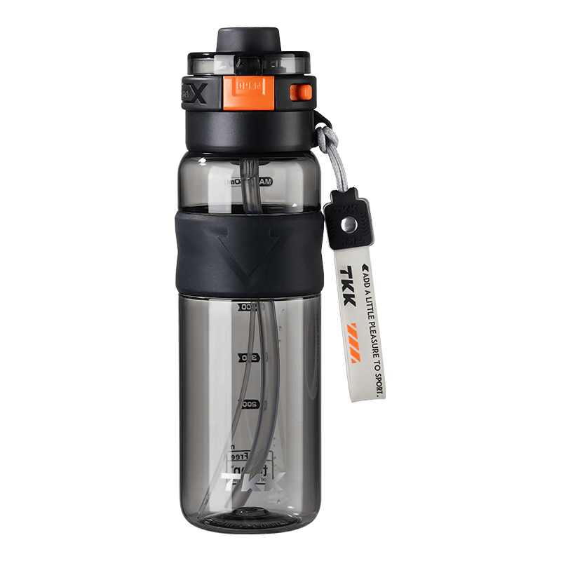 TKK Tritan材质 防摔喷雾水杯 500ml 蓝色