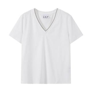 LILY 假两件 女士短袖T恤