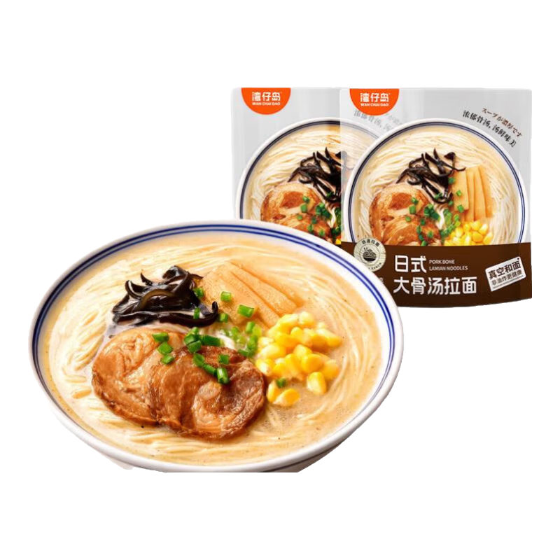  WAN CHAI DAO/湾仔岛 速食 日式大骨汤拉面 日式大骨汤拉面*6袋