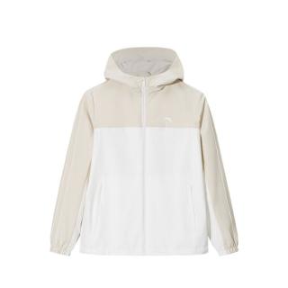 安踏 无氟防泼水外套女宽松综训夹克通勤跑步徒步登山运动服上衣女