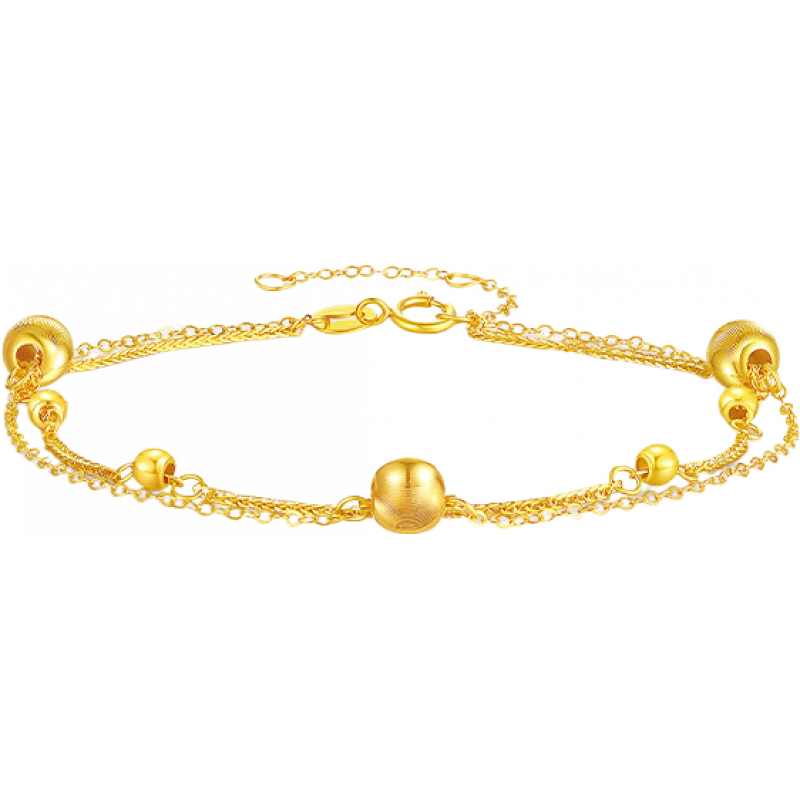  CHOW TAI SENG/周大生 双层叠戴 女士手链