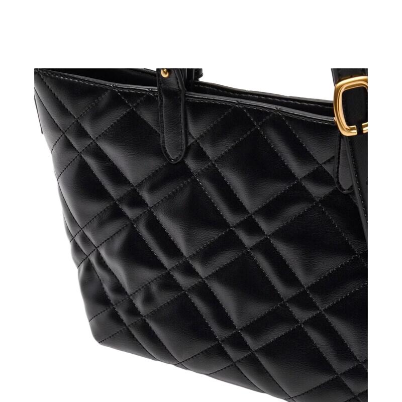 URBAN REVIVO UAWB50303+ 菱格绗缝 黑色 女士单肩包