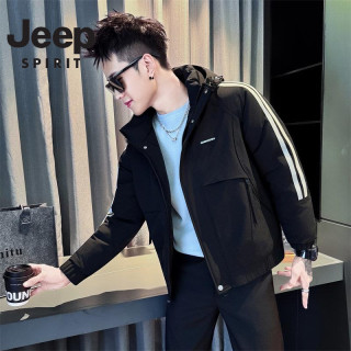 JEEP SPIRIT JEEPSPIRIT 吉普 男士工装连帽棉服外套 冬季加厚保暖棉袄