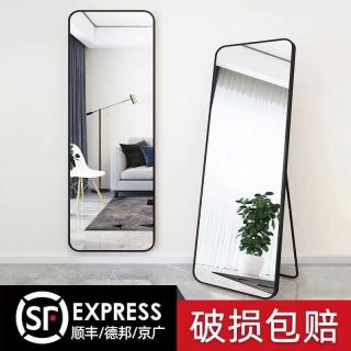 艾格辰 全身镜穿衣镜落地镜子家用壁挂卧
