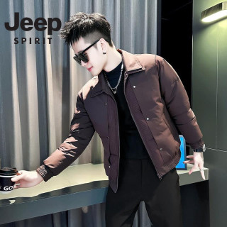 JEEP SPIRIT JEEPSPIRIT 吉普 男士加厚羽绒服 痞帅棉服外套