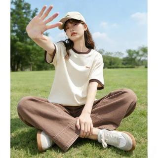 雪中飞 短袖t恤女款2026新品夏季休闲百搭大码宽松上衣