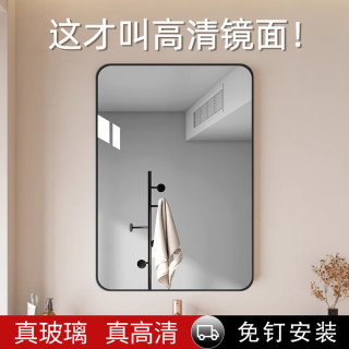沐含玥 全身镜 轻奢自粘免钉穿衣镜 贴柜门壁挂卧室家用落地试衣镜