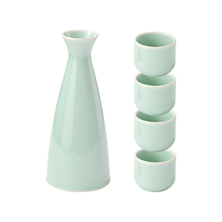 CLITON 中式陶瓷 黄酒杯 1壶4杯 酒具套装