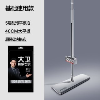 大卫 免手洗平板拖把 干湿两用