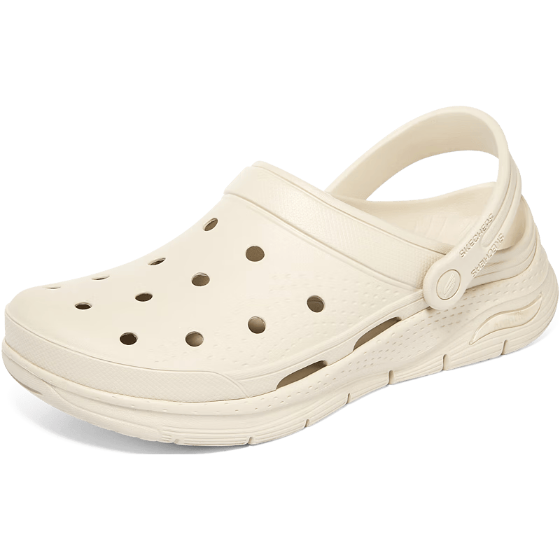  SKECHERS/斯凯奇 防滑 男士洞洞鞋 自然色 42
