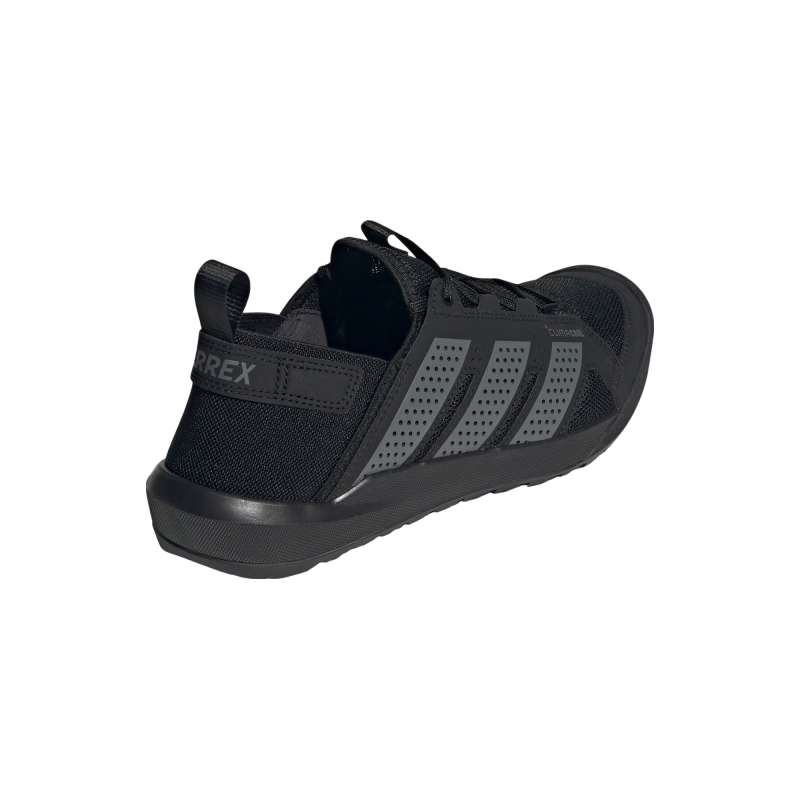 adidas DAROGA 25 防滑网眼透气 黑色 36.5 溯溪鞋