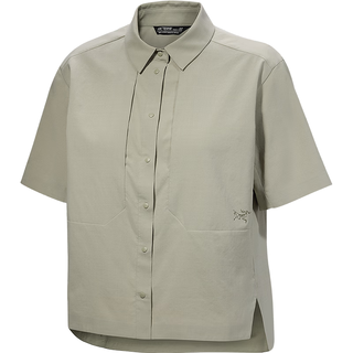 始祖鸟 SIMA SHIRT SS 女子短袖衬衫 岩灰绿 M
