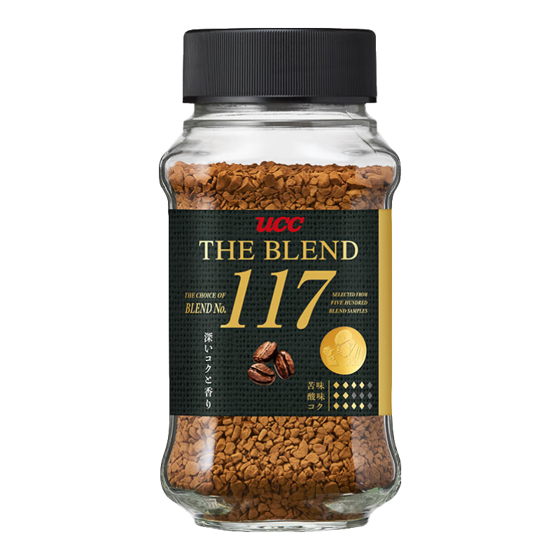  UCC/悠诗诗 冻干 咖啡粉 117单瓶装70g