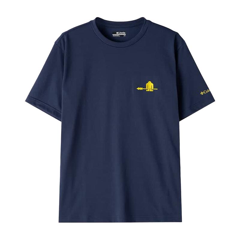  Columbia/哥伦比亚 吸湿速干 男士T恤 465 /远山蓝/店长 L /180/100A