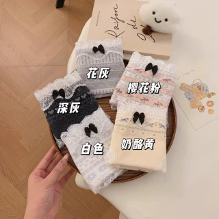 FOURDATRY 甜美蕾丝边少女纯棉内裤全棉加长底裆无痕不夹臀女士三角裤