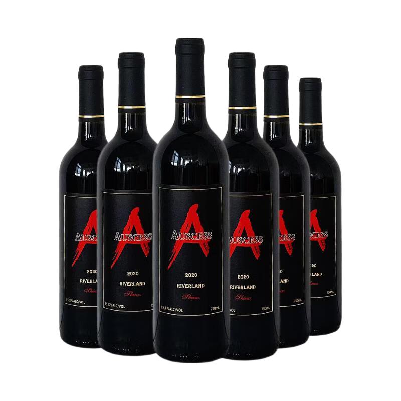  Auscess/澳赛诗 原瓶 红葡萄酒 精选西拉子 750mL 6瓶