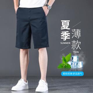 吉普 2026薄款运动裤男士短裤男装舒适五分裤百搭中裤时尚休闲裤男