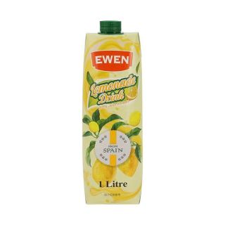 EWEN 西班牙原装进口柠檬汁饮料 1L 果汁含量13%