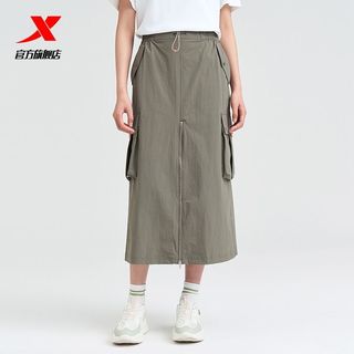 特步 976228B10549 梭织面料 运动短裙