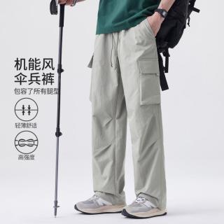 ESE-Y 夏季热卖轻薄舒适休闲裤男宽松直筒裤子男士潮流工装裤
