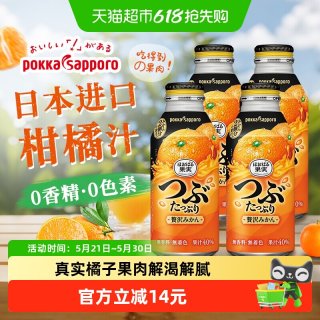 POKKA SAPPORO 百佳橙汁 400g*4瓶