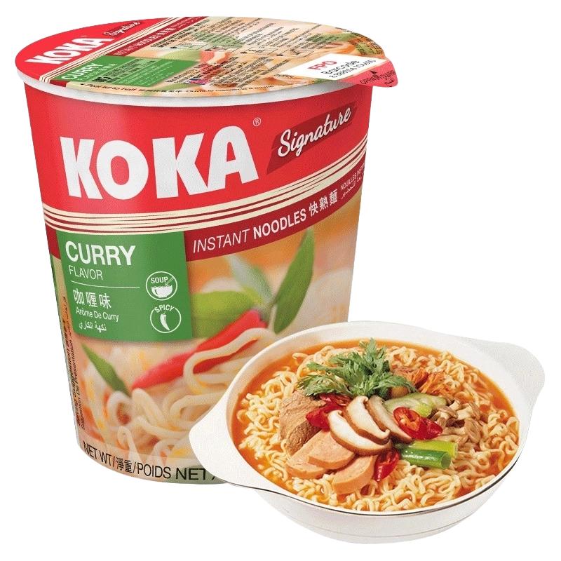  KOKA/可口  方便面  咖喱味6杯