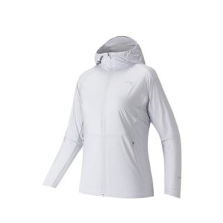 安踏 空气甲丨轻量跑步服防风外套防晒衣女士透湿运动上衣训练夹克
