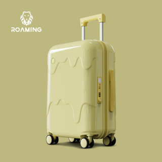 ROAMING 雪糕箱旅行箱拉链款拉杆箱轻便登机静音24旅行加厚20寸24男女