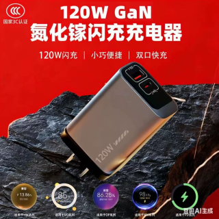 卡维妲 全协议120W超级快充头适用VIVO/魅族/小米/OPPO/苹果/华为充电器