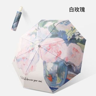 三栖虎 德国品质折叠全自动雨伞晴雨两用黑胶伞