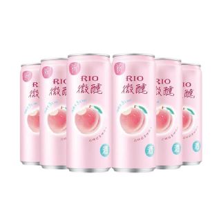 锐澳 微醺白桃味 鸡尾酒 330ml*6罐