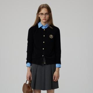 TEENIE WEENIE 女针织衫小熊春季简约学院风毛衣针织开衫轻奢质感羊绒绵羊毛