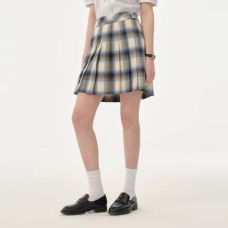 TEENIE WEENIE 半身裙女夏款格纹百褶裙JK学院风短裙气质裙子