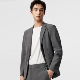 太平鸟 男装春秋款修身挺括西装外套男式西服