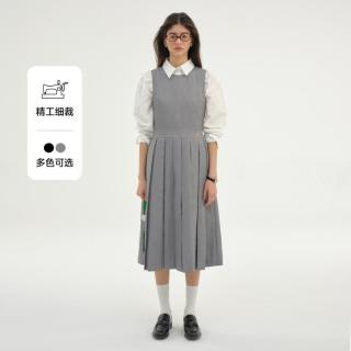 TEENIE WEENIE 无袖连衣裙小熊春夏款收腰百褶长裙通勤高级感连衣裙女