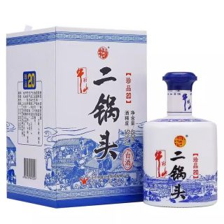牛栏山 二锅头珍品20 52%vol 清香型白酒 450ml*1瓶
